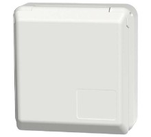 Розетка 16А 5п 6ч 400В IP44 CEPEX для кабель-каналов и питающих постов с марк. площадкой и замком бел. Mennekes 4262