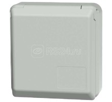 Розетка 16А 5п 6ч 400В IP44 CEPEX для кабель-каналов и питающих постов винтовое соединение сер. Mennekes 4211