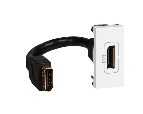 Розетка 1-м Display port Mosaic бел. Leg 078791