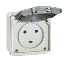 Розетка 1-м ОП Plexo 20А 2P+E IP55 Leg 091655