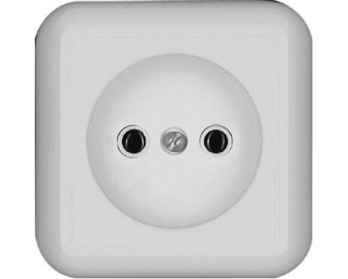 Розетка 1-м ОП Прима 10А IP20 без заземл. без шторок изол. пласт. бел. (опт. упак) SchE RA10-164I-B