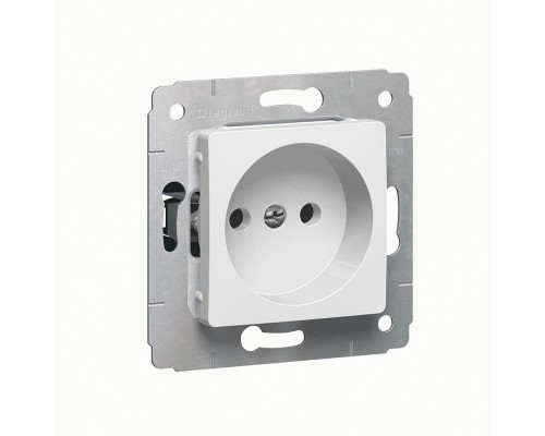 Розетка 1-м СП Cariva 16А IP20 2К бел. (DIY-упак.) Leg 695945