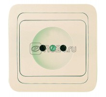 Розетка 1-м СП Mimoza 16А IP20 без заземл. крем /крем Makel 25002