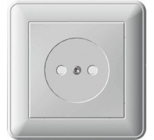 Розетка 1-м СП W59 16А IP20 защ. шторки без заземл. бел. SchE RS16-151-18