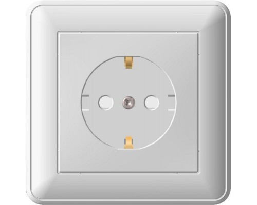 Розетка 1-м СП W59 16А защ. шторки с заземл. сл. кость SchE RS16-152-28 (РС16-152-28)