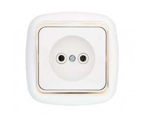 Розетка 1-м СП без заземл. бел. БЕЛТИЗ РС16-257