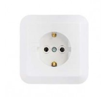 Розетка 1-м СП с заземл. бел. БЕЛТИЗ РС16-201