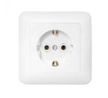 Розетка 1-м СП с заземл. бел. БЕЛТИЗ РС16-300