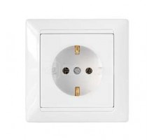 Розетка 1-м СП с заземл. бел. БЕЛТИЗ РС16-315