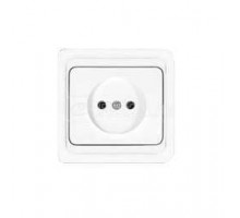 Розетка 1-м СП Валери 16А IP20 бел. Universal В0022