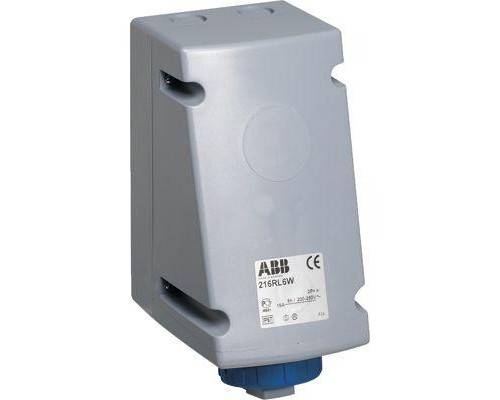 Розетка 232RL9W 32А 2P+E 9ч для монтажа на поверхность с подкл. шлейфа IP67 ABB 2CMA168482R1000