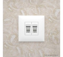 Розетка 2-м RJ-45 СП кат.5e Avanti Белое облако DKC 4400464