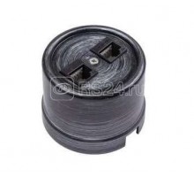 Розетка 2-м комп. RJ45 CAT.5е ОП ЛИЗЕТТА ABS-пластик серебр. век BIRONI B1-302-11