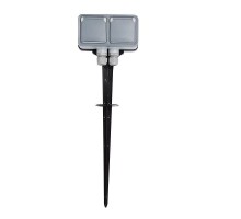 Розетка 2-м ОП Plexo переносная с заземл. IP55 сер. Leg 069749