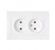Розетка 2-м СП без заземл. бел. БЕЛТИЗ РС16-343