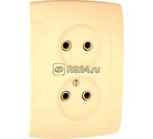 Розетка 2-м СП Елизавета РС10-409 сл. кость Кунцево 5643