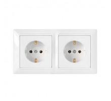 Розетка 2-м СП с заземл. бел. БЕЛТИЗ РС16-355