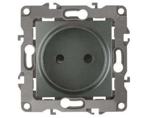 Розетка 2п 16АХ-250В 12-2105-12 графит ЭРА Б0019335