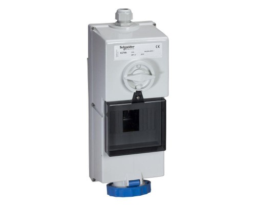 Розетка  32А 2P-E 200-250В без защ. IP65 SchE 82766