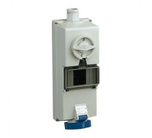 Розетка  32А 2P-E 200-250В без защ. IP65 SchE 83791