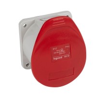 Розетка 32А 3К+Н+З IP44 красн. Leg 058059