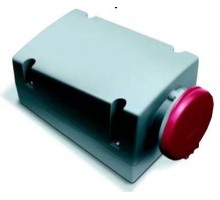 Розетка 332RL7 32А 3P+E 7ч для монтажа на поверхность с подкл. шлейфа IP44 ABB 2CMA168420R1000