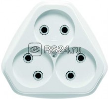 Розетка 3-м СП 10А IP20 РС10-394 Кунцево 5928
