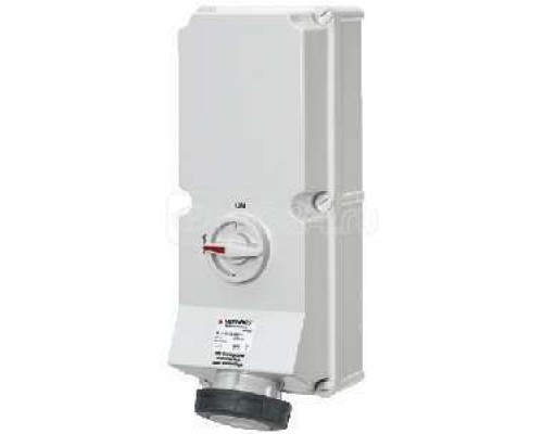 Розетка 3п 63А DUO 50-250В IP67 Mennekes 5806A