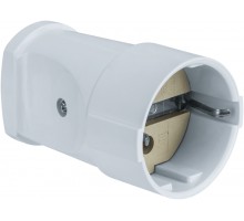 Розетка 61 366 NCA-SК01-16A-E-WH переносная с заземл. бел. Navigator 61366