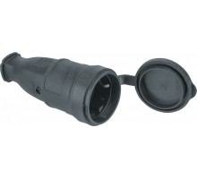 Розетка 61 369 NCA-SКR01-16A-E-IP44-BL переносная с заземл. черн. Navigator 61369