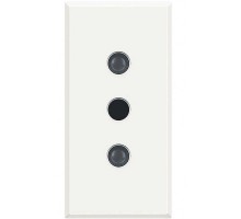 Розетка Axolute 10А 250В 2К+3 с зазем. конт. 4мм бел. Leg BTC HD4113