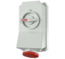 Розетка DUO 4п 16А 6ч 400В IP44 Mennekes 5100A