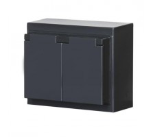 Розетка Double Schuko Impressivo 16А 230В накладная IP44 антрацит ABB 2TKA00001754