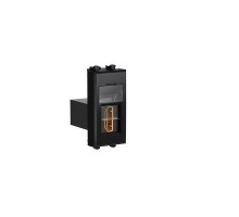 Розетка HDMI 1мод. Avanti Черный квадрат модульная тип А-А DKC 4402251