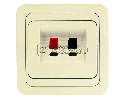 Розетка Hi-Fi СП Mimoza 16А IP20 крем/крем Makel 25080
