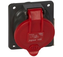 Розетка Hypra 16А 380/415В 3К+Н+З IP44 Leg 052224