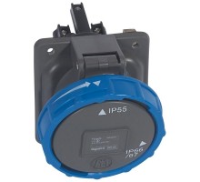 Розетка Hypra 63А 230В 2К+3 IP67 Leg 059326