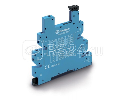 Розетка MasterOUTPUT с винт. клеммами (с зажимной клетью) для реле 34 серии 230В AC в комплекте пластик. клипса опции: LED FINDER 93628230