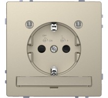 Розетка Merten D-Life 16А с LED мод. с заземл. SD сахара SchE MTN2304-6033