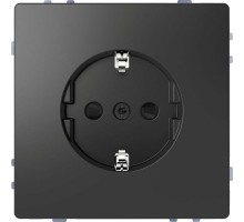 Розетка Merten D-Life 16А заземл. винт. зажим SD антрацит SchE MTN2400-6034