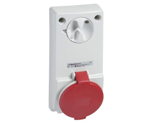 Розетка PNL INTERL 16А 4P 400В IP44 SchE 82035