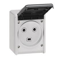 Розетка Plexo 32А 230В 2К+3 IP44 Leg 055872