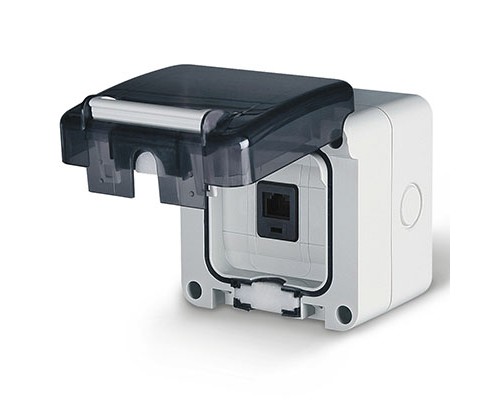 Розетка RJ45 настенная DKC DIS137648150