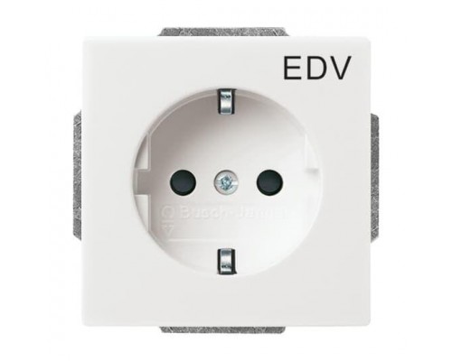 Розетка SCHUKO 16А 250В с защ. шторками с маркировкой EDV Future/Axcent/Carat/Династия альп.бел. ABB 2CKA002013A5268