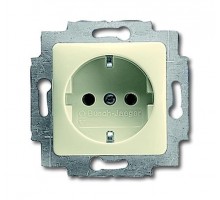 Розетка Schuko 16А 250В сл. кость ABB 2CKA002011A2720