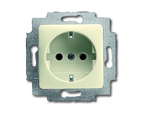 Розетка Schuko 16А 250В сл. кость ABB 2CKA002011A2720