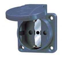 Розетка Schuko 16А 2P+З IP54 син. Mennekes 11061