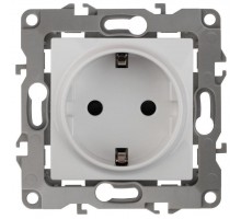 Розетка Schuko 16АХ-250В 2P+E защ. шторки 12-2102-01 бел. ЭРА Б0014687
