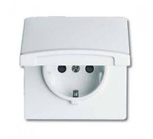Розетка Schuko Allwetter44 16А 250В 20 EUGKB-34-101 с защ. крышкой защ. шторки (уплот. кольцо в комплекте) IP44 альп. бел. ABB 2CKA002064A0294