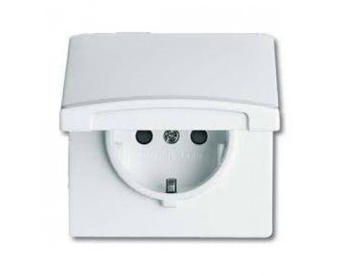 Розетка Schuko Allwetter44 16А 250В 20 EUGKB-34-101 с защ. крышкой защ. шторки (уплот. кольцо в комплекте) IP44 альп. бел. ABB 2CKA002064A0294